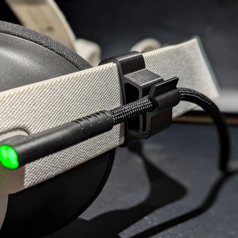 Gaming Headset Wired - Klips do zarządzania kablami VR, organizer