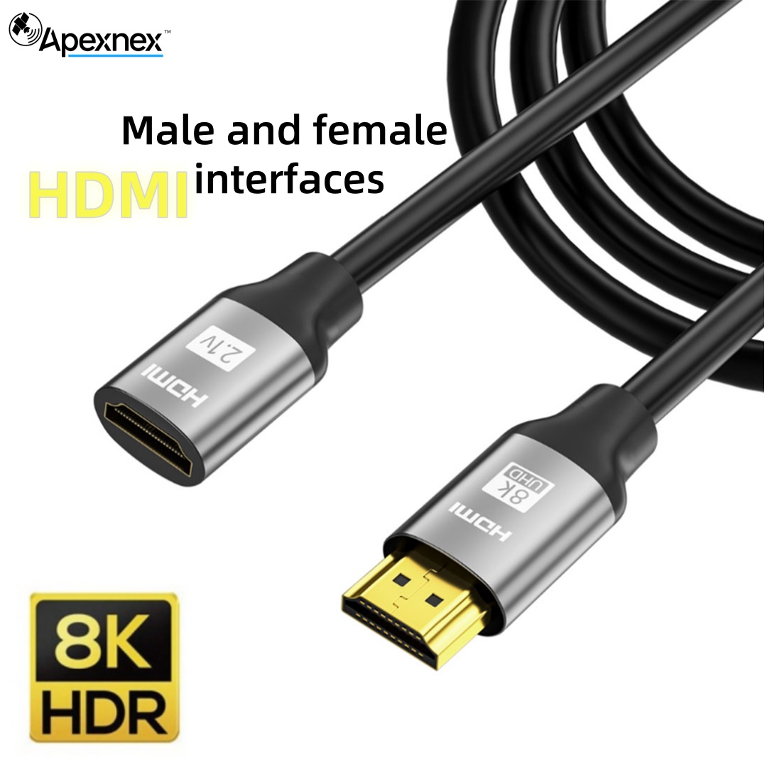 Hdmi Cable 2.1 - Przedłużacz 8K 60Hz 4K@120Hz High Speed