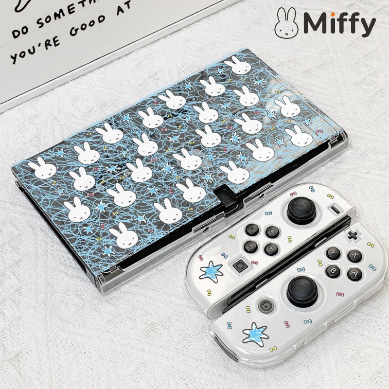 Nintendo Console Switch Oled - Urocze etui Kawaii Miffy na konsolę