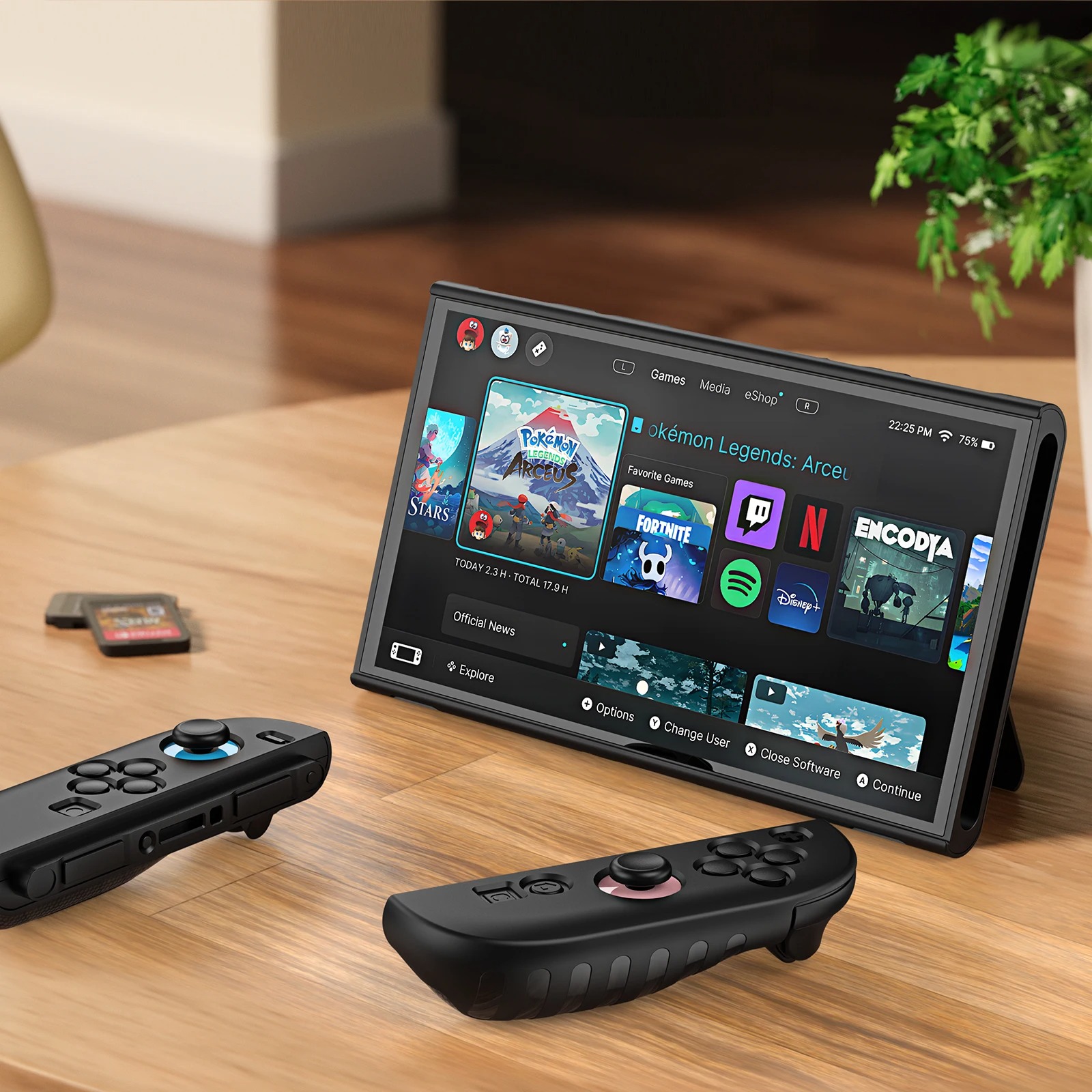 Gaming Console Latest - Ochronne etui TPU+PC, antypoślizgowa, w pełni