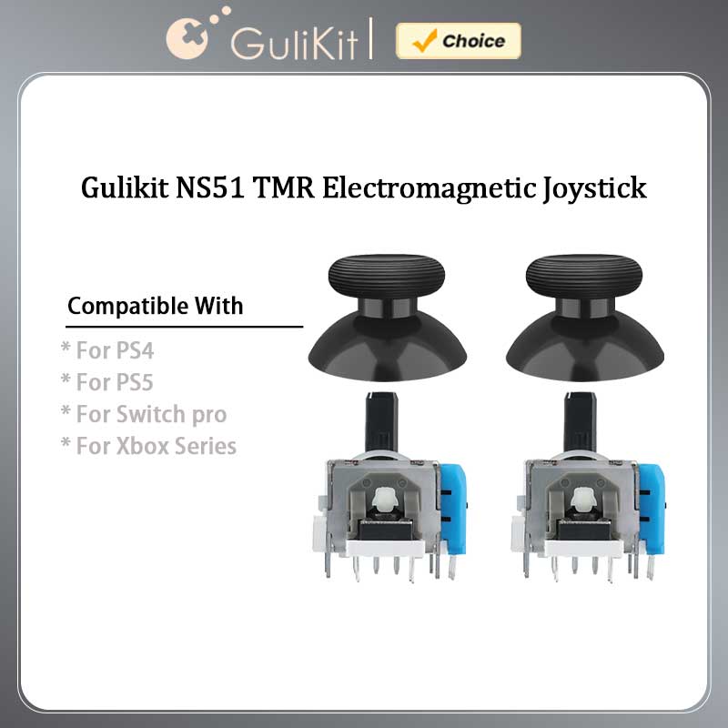 Gaming Console In Tv - Joystick GuliKit NS51 TMR z nakładkami
