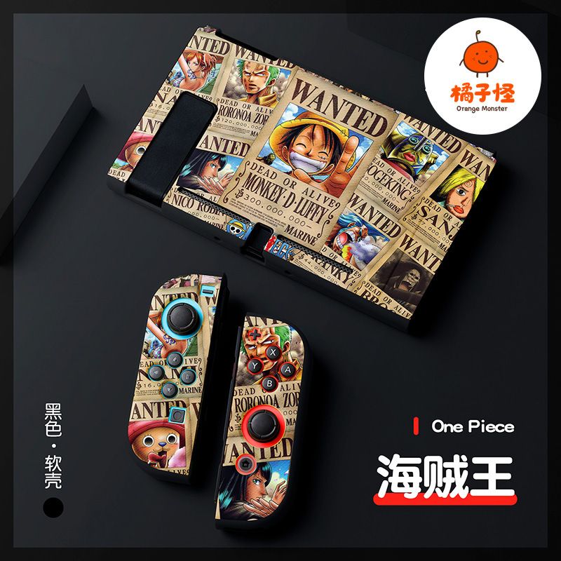 Nintendo Console Switch Oled - Miękka, antykolizyjna obudowa ochronna Luffy Tpu