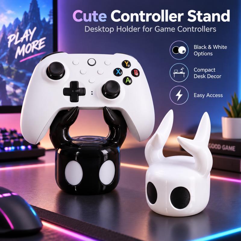 Gaming Console With Controller - Uroczy stojak na kontroler z rogami,
