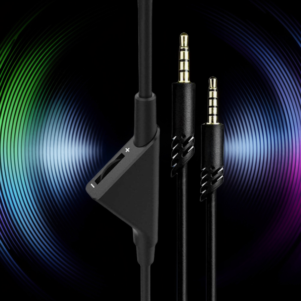 Gaming Headset Wired - Kabel audio AUX 2.0M/6.5 stopy z