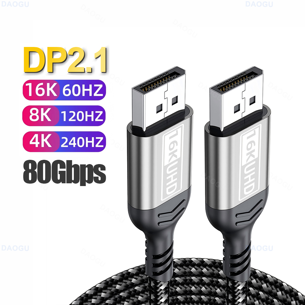 Hdmi Cable 2.1 - Kabel DisplayPort 2.1 Ultra HD 80Gbps