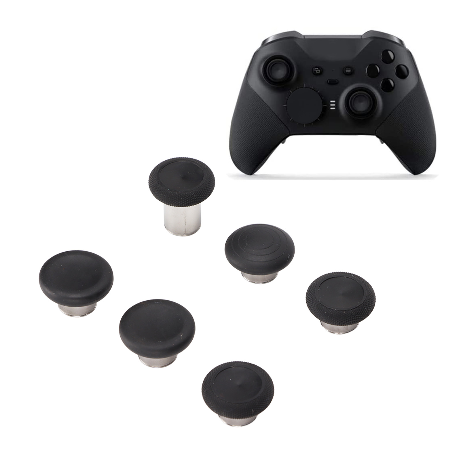 Xbox Elite Controller - Metalowe zamienne joystiki, nakładki na joystiki,