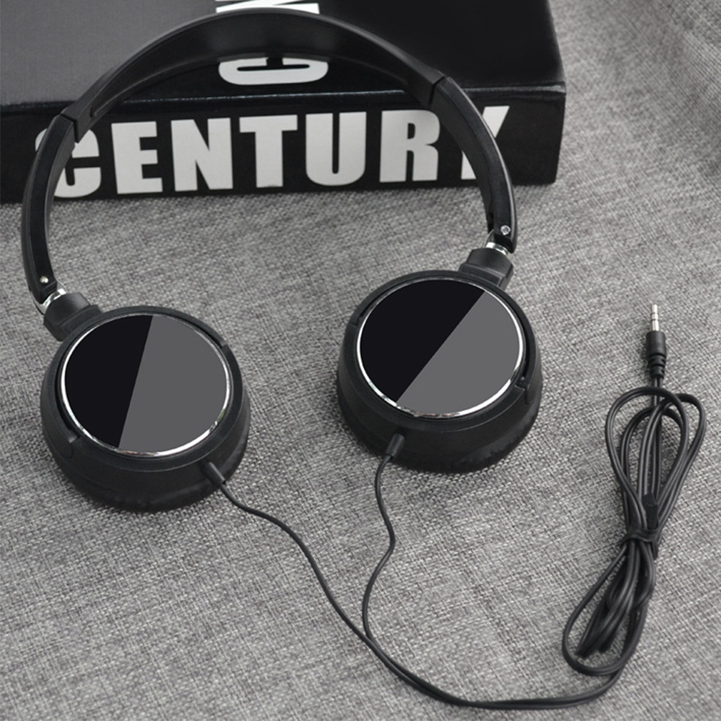 Gaming Headset Wired - Składane słuchawki sportowe przewodowe z redukcją