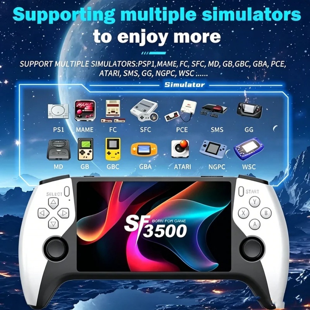 Gaming Console Latest - Konsola przenośna SF3500 5 cali do