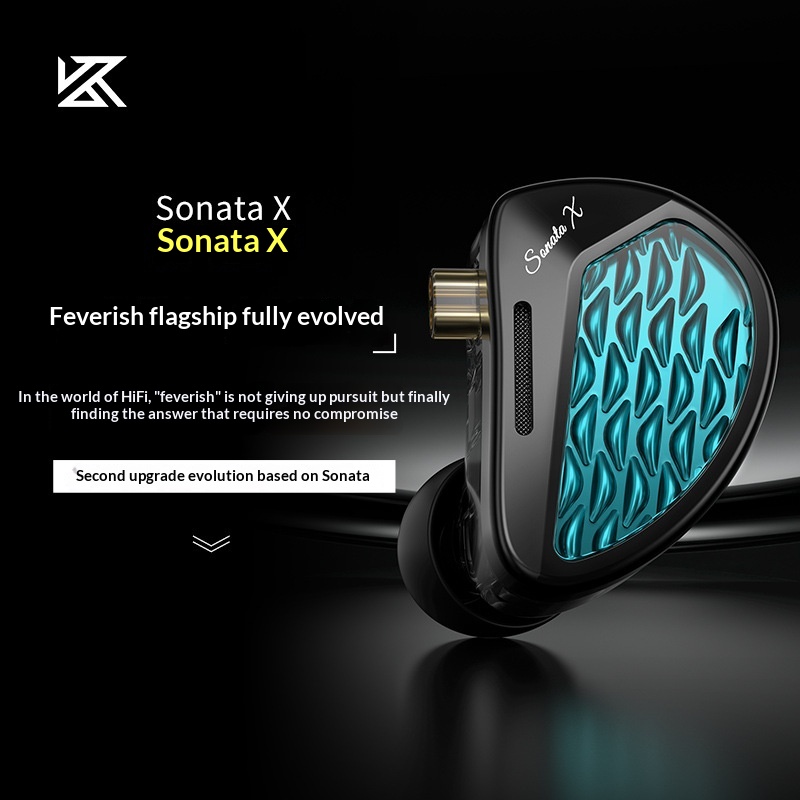 Słuchawki douszne KZ Sonata X, – Gaming Headset Wired recenzja i cena