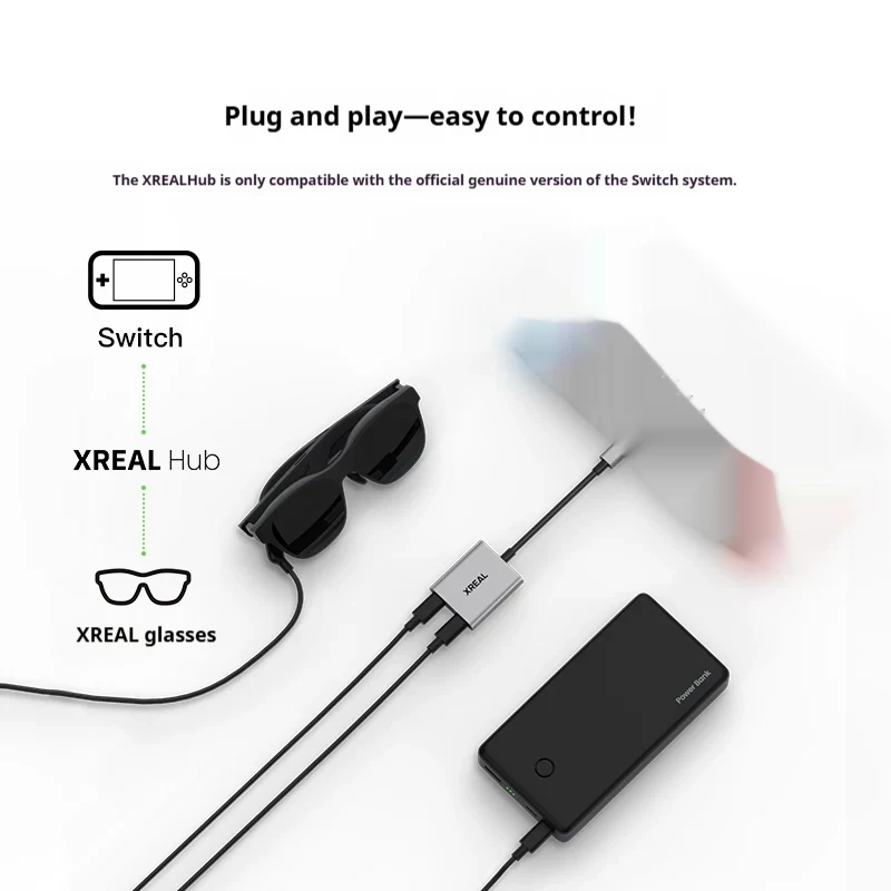 Adapter USB-C XREAL Hub do oku – Gaming Console In Car recenzja i cena