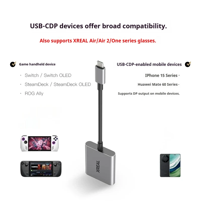 Adapter USB-C XREAL Hub do oku – Gaming Console In Car recenzja i cena