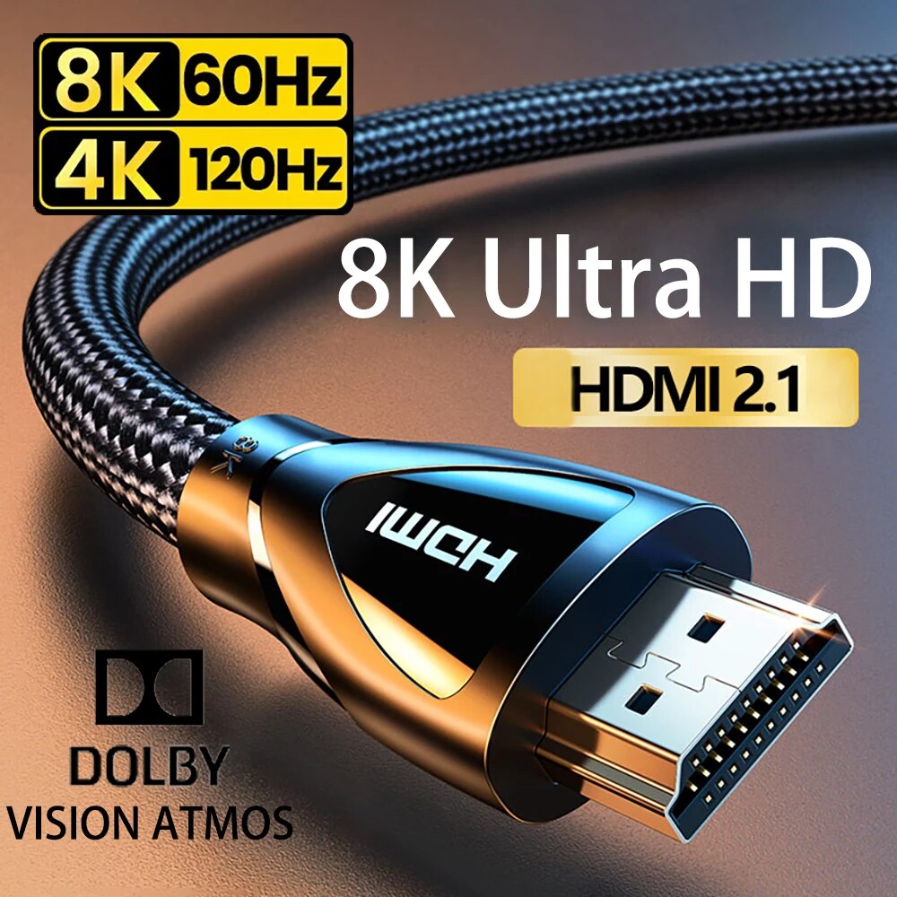 Kabel 2.1 kompatybilny z HDMI  – Hdmi Cable 2.1 recenzja i cena