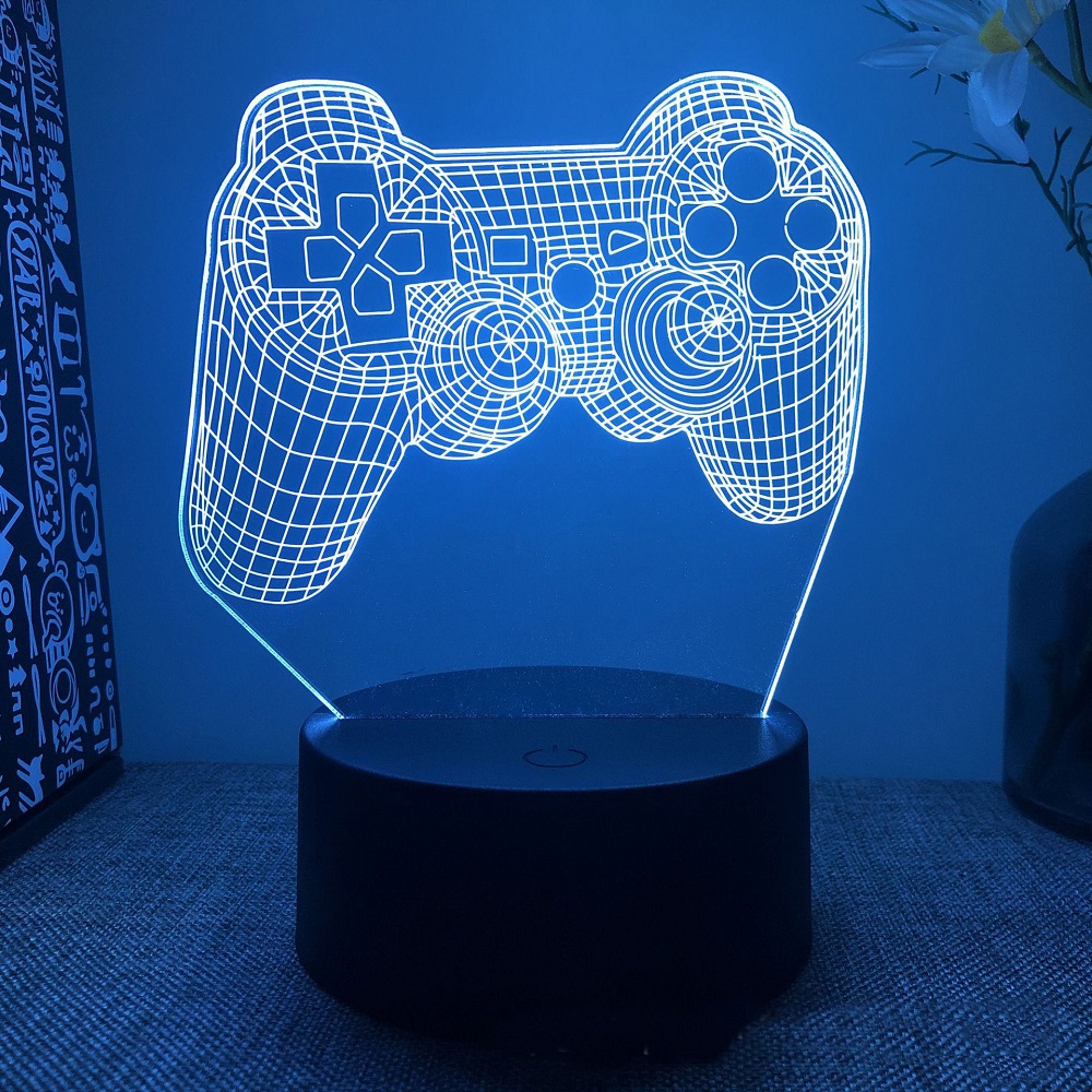 Lampka nocna 3d Illusion Pokój – Gaming Console Icon recenzja i cena
