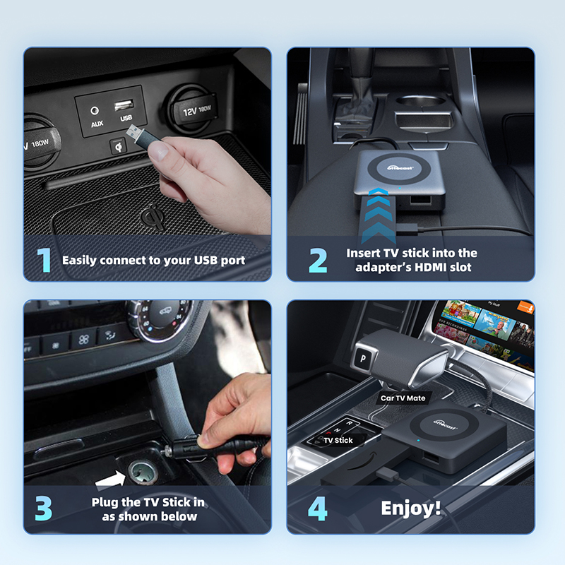 OTTOCAST Car TV Mate Przewodow – Gaming Console In Car recenzja i cena