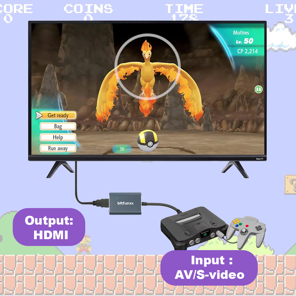 Bitfunx 720P Adapter S-Video / – Gaming Console In Tv recenzja i cena