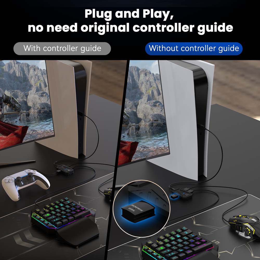 Zestaw klawiatura i mysz do gi – Gaming Console With Controller recenzja i cena