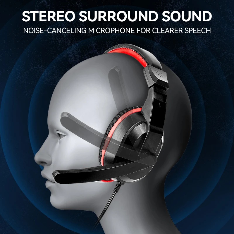 NOWE Zestawy Klawiatury i Mysz – Gaming Headset Wired recenzja i cena