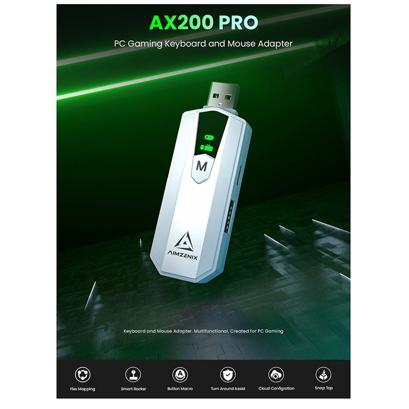 Konwerter AIMZENIX AX200PRO PC – Gaming Console Latest recenzja i cena