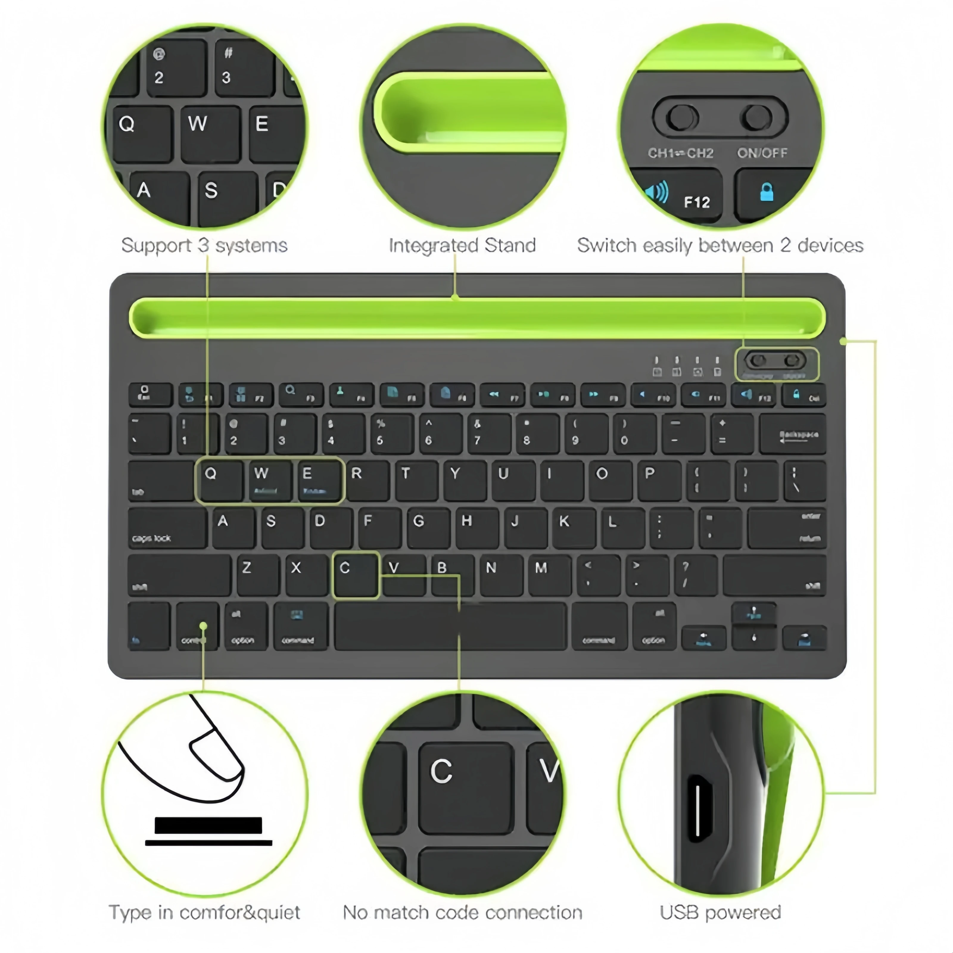 Bezprzewodowa klawiatura Bluet – Gaming Console For Ipad recenzja i cena