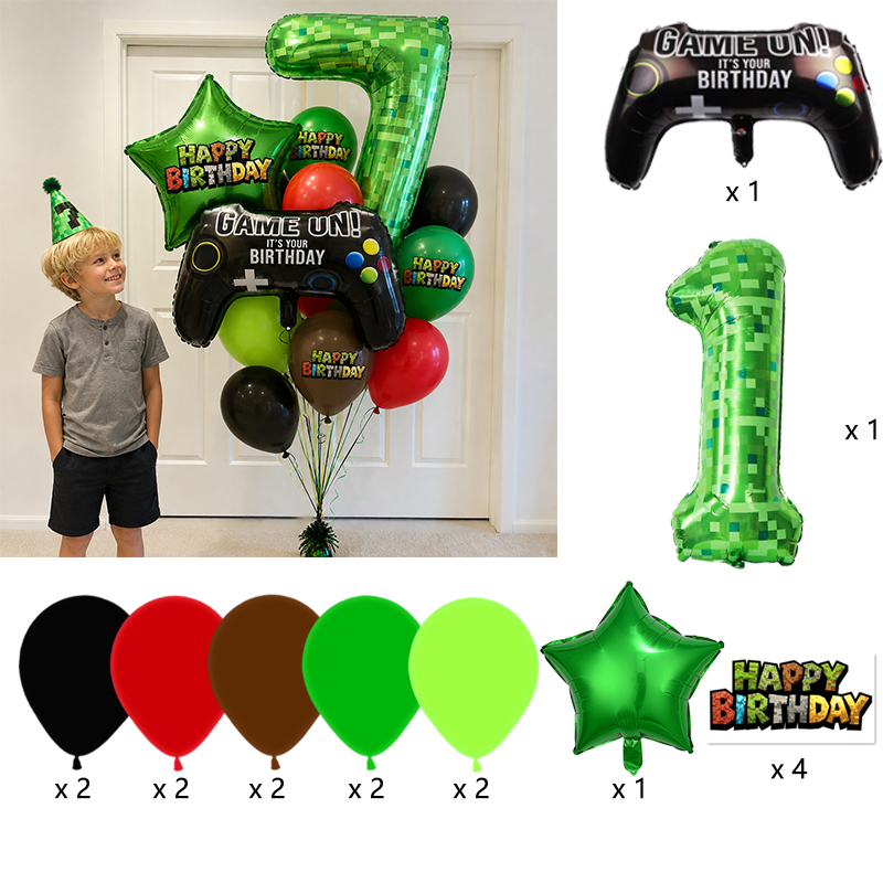Balon foliowy Pixel Miner, zie – Gaming Console For Minecraft recenzja i cena