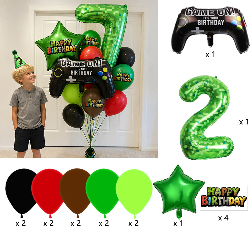 Balon foliowy Pixel Miner, zie – Gaming Console For Minecraft recenzja i cena