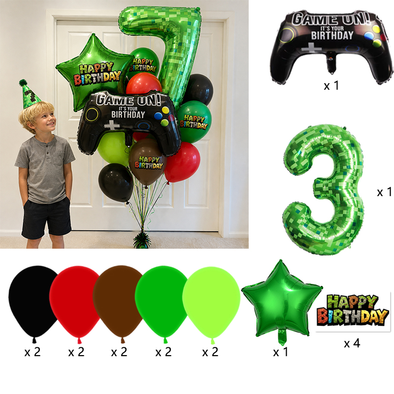 Balon foliowy Pixel Miner, zie – Gaming Console For Minecraft recenzja i cena