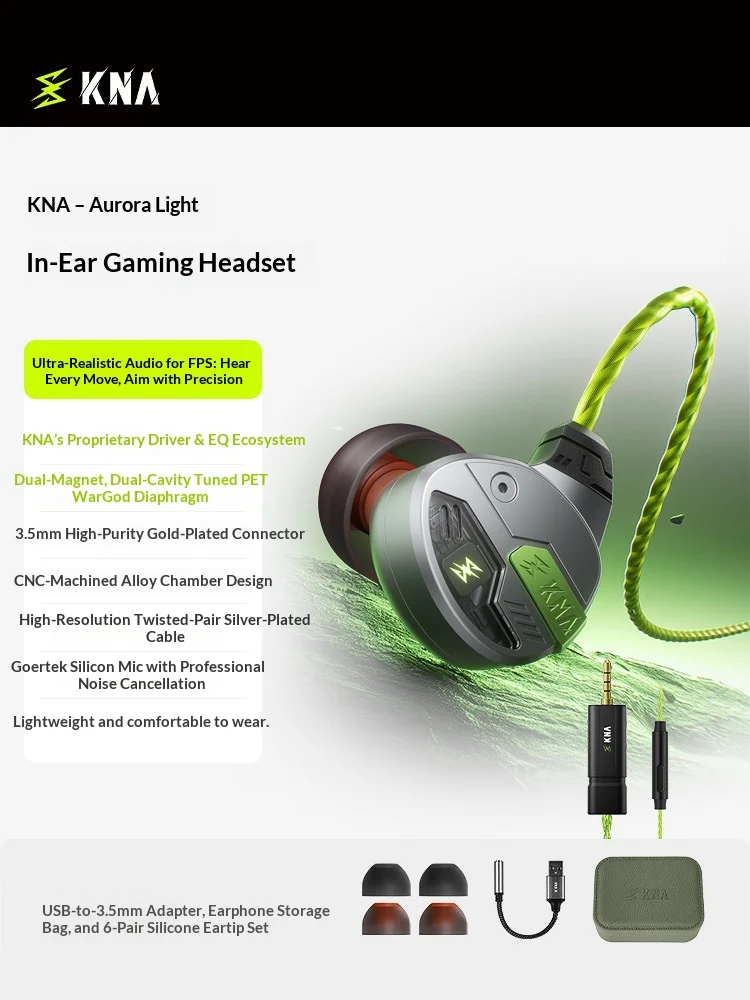 KNA Yaoguang – przewodowe słuc – Gaming Headset Wired recenzja i cena